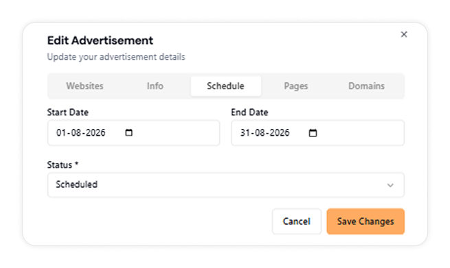 Campaign scheduling